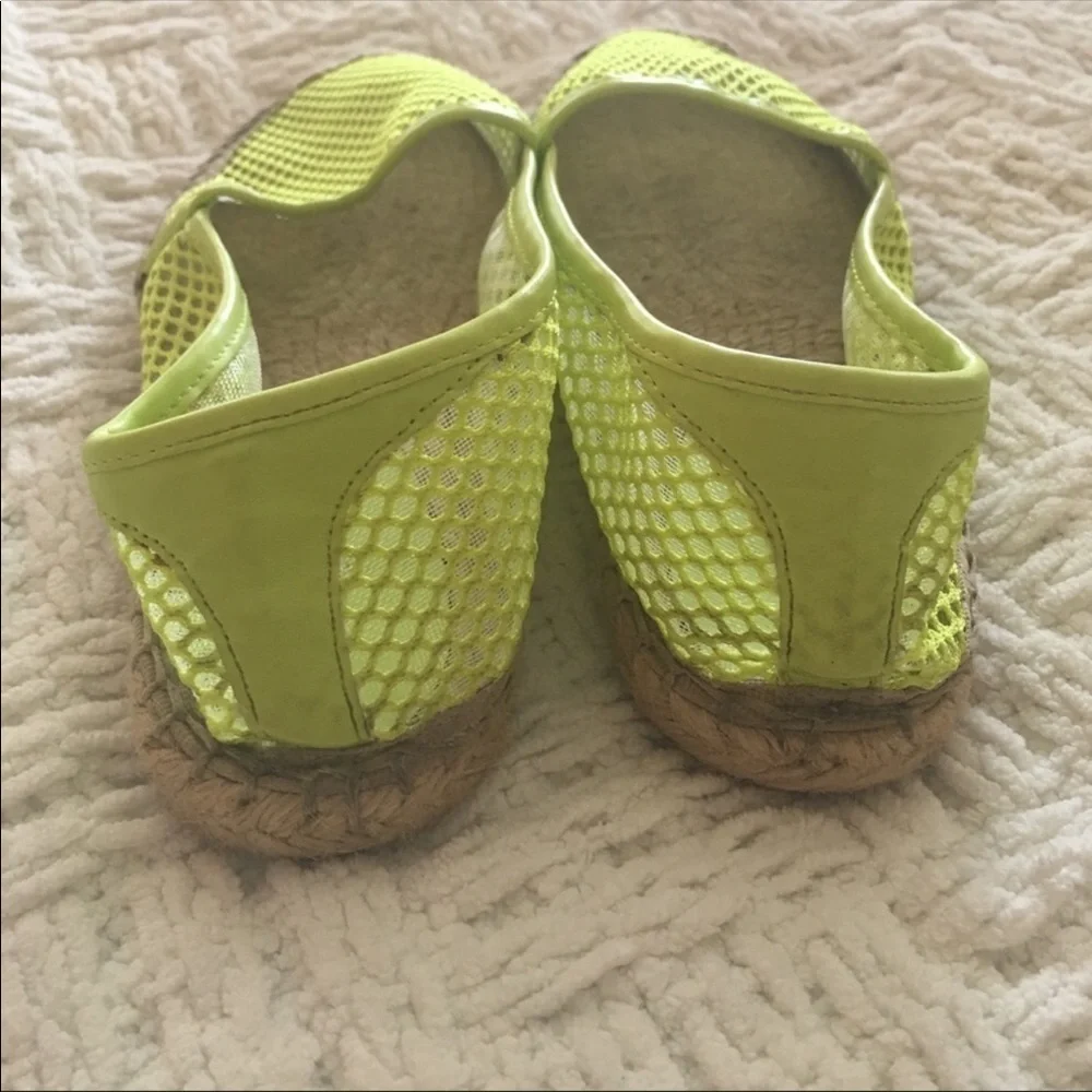 Rebecca Minkoff Ginny Espadrille Neon Flat 8.5